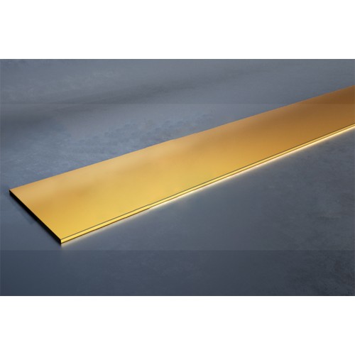 Декоративная полоса Progress Profiles - PIAO...C, 2м, Алюминий Анодированный Золото