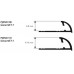 Гибкий стыковочный профиль PJAACV - PROJOLLY CURVE Progress Profiles 2.7м, Алюминий анодированный Серебро